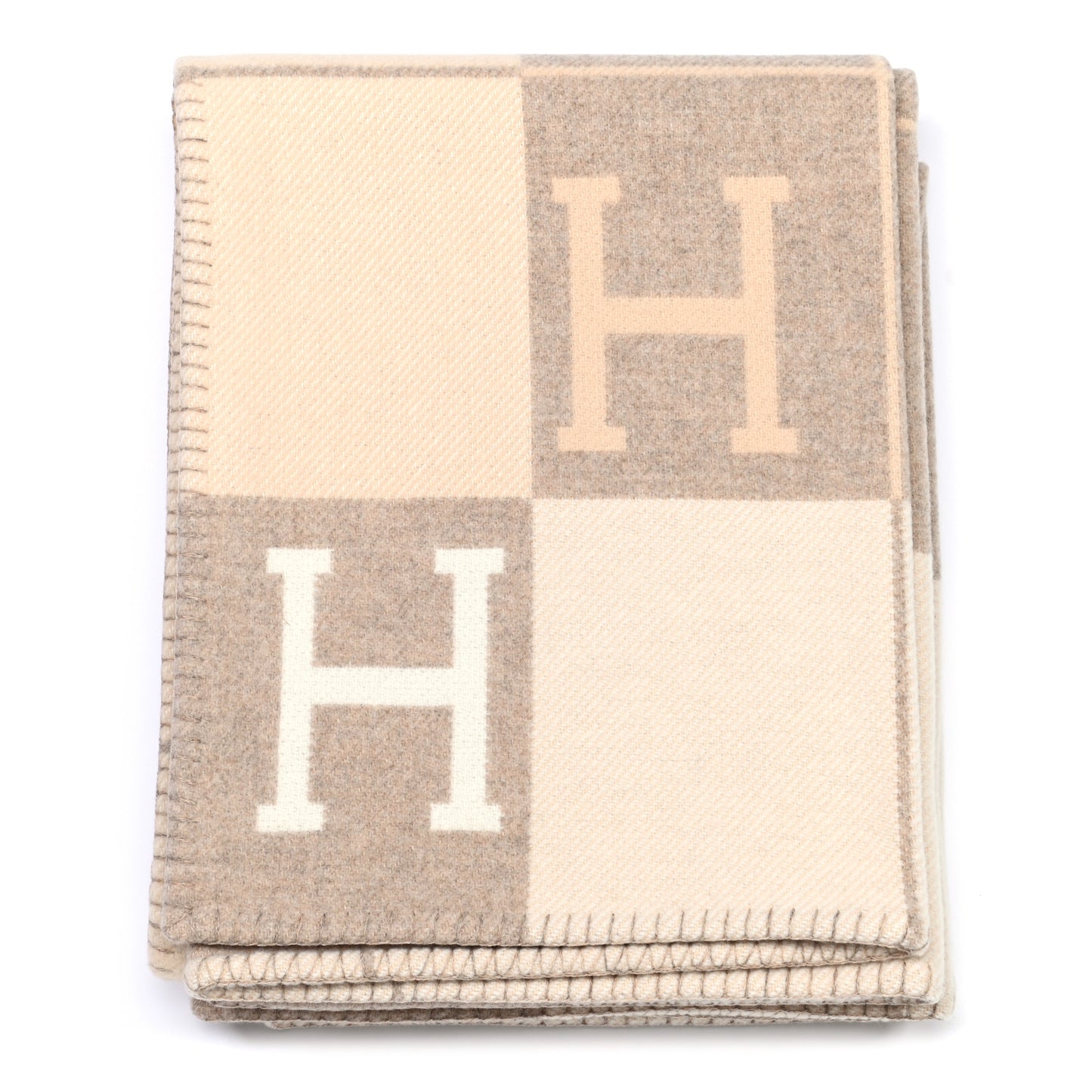 Wool Cashmere Avalon III Blanket Coco Camomille