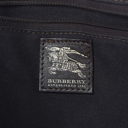 Burberry Haymarket Check Medium Regent Tote Chocolate 6 of 15