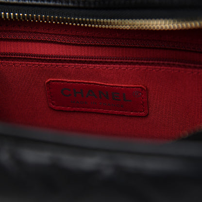 Chanel Aged Calfskin Quilted Medium Gabrielle Hobo Black 6 of 9