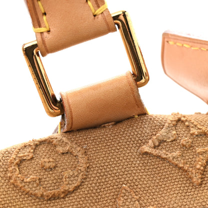 Louis Vuitton Denim Monogram Stone Speedy Bandouliere 35 Caramel 16 of 16