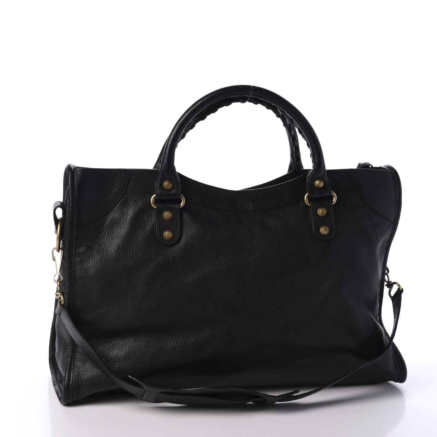 Balenciaga Agneau Classic Gold Hardware City Black 4 of 11