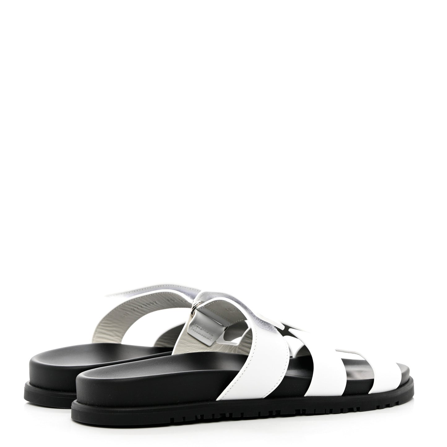 Calfskin Womens Chypre Sandals 40 White