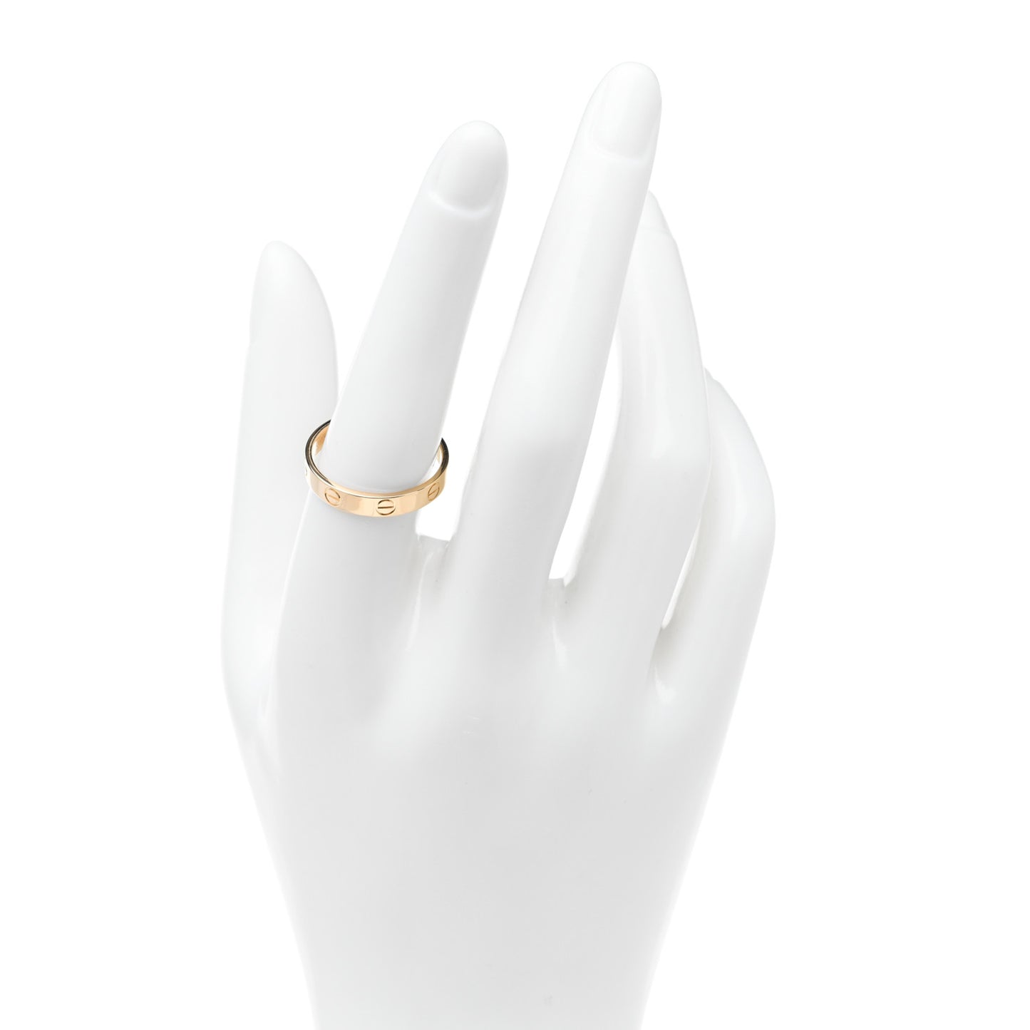 18K Yellow Gold 3.5mm LOVE Wedding Band Ring 57 8