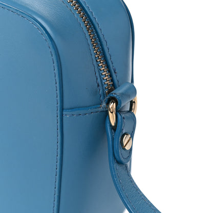 Versace Calfskin Palazzo Medusa Camera Bag Blue 17 of 19