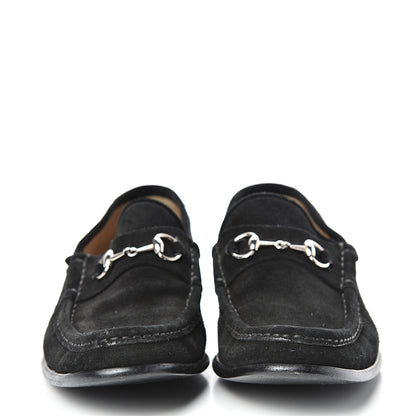 Gucci Suede Mens Horsebit Moccasin Loafers 11 Black 2 of 18
