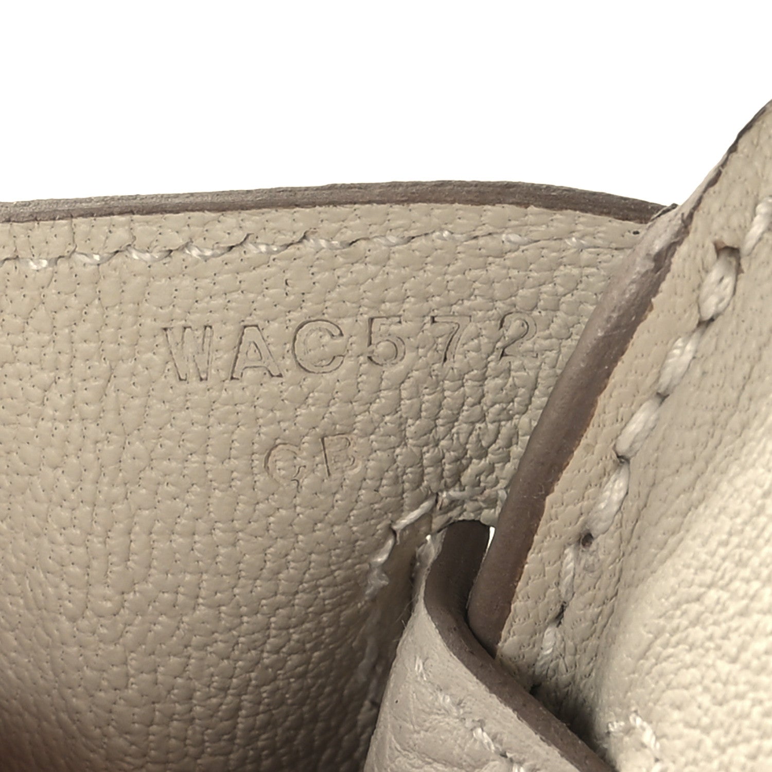 Hermes Togo Birkin 25 Craie 7 of 13