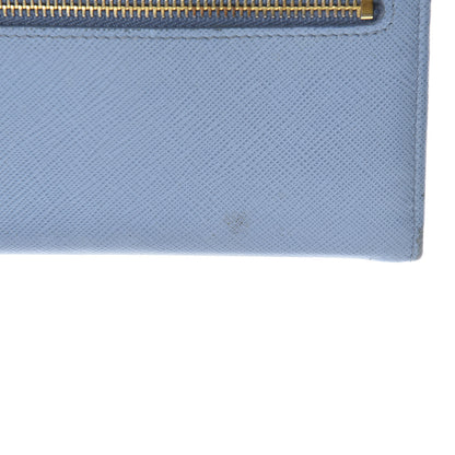 Prada Saffiano Multicolor Continental Flap Wallet Astrale Mare 13 of 16