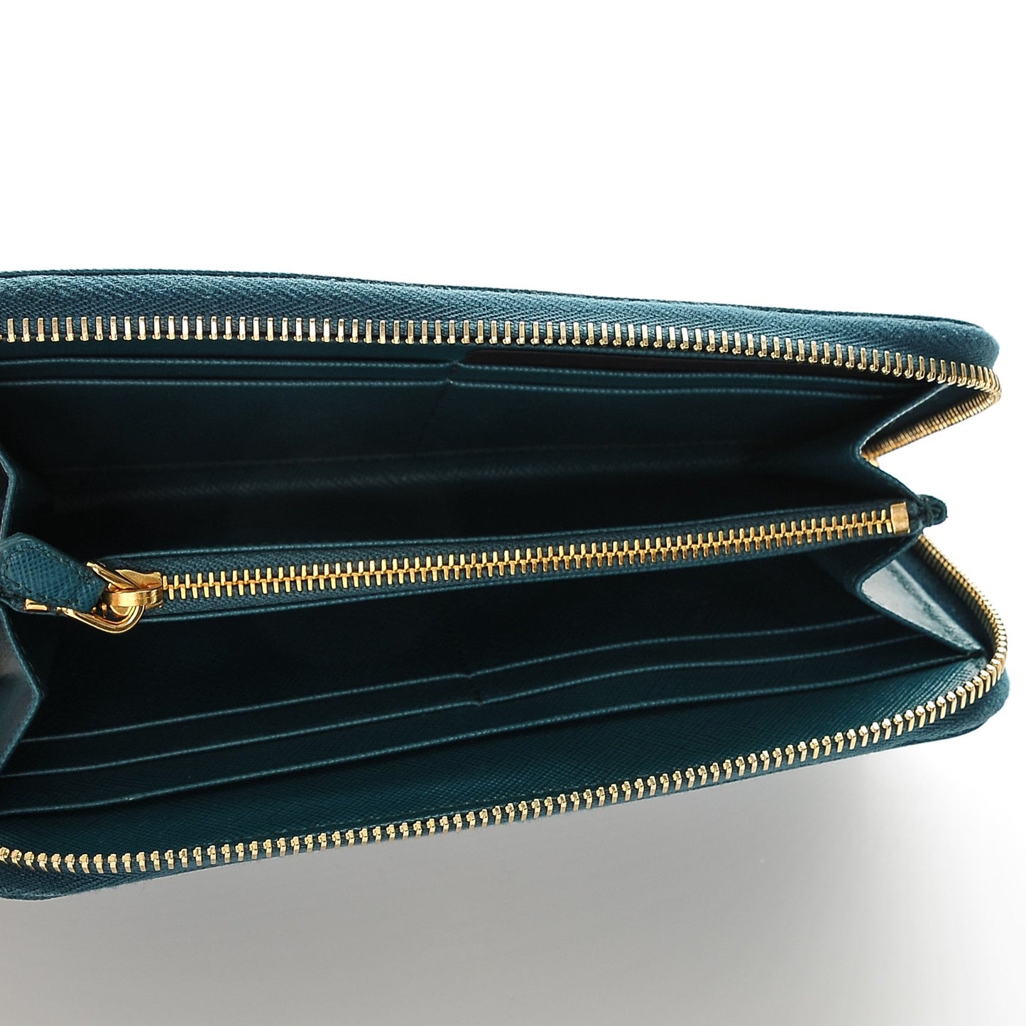 Saffiano Metal Zip Around Wallet Ottanio