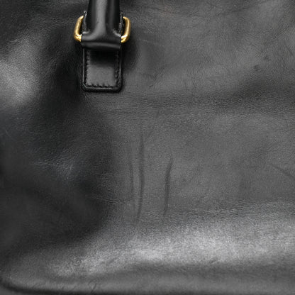Saint Laurent Calfskin Classic Duffle 6 Black 12 of 15