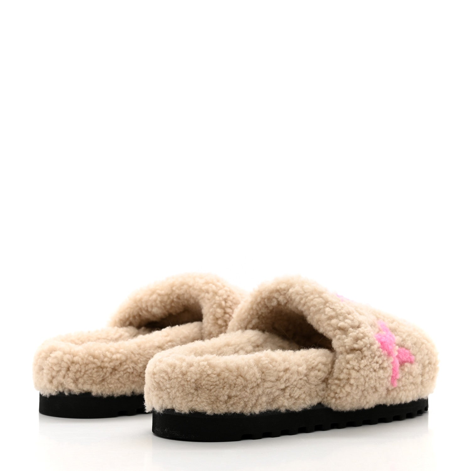 Louis Vuitton Shearling Paseo Flat Comfort Mule 36 Beige 4 of 8