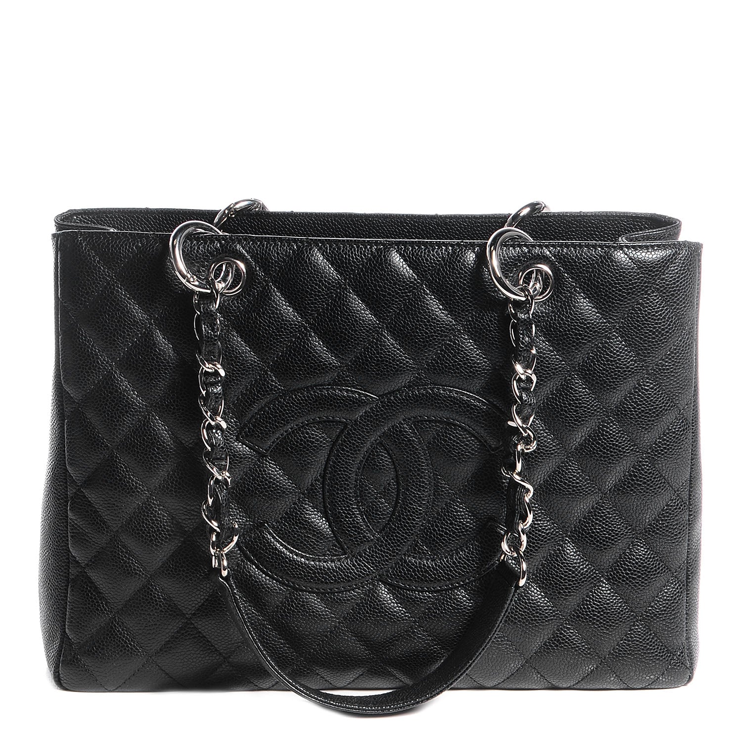 Chanel Caviar Grand Shopping Tote GST Black 1 of 8