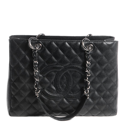 Chanel Caviar Grand Shopping Tote GST Black 1 of 8