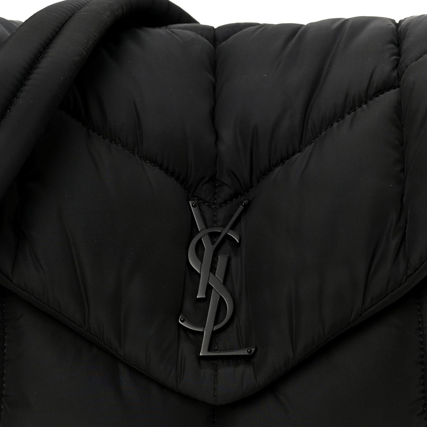 Econyl Nylon Lou Puffer Messenger Black