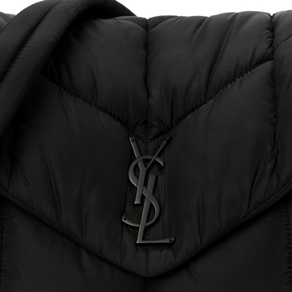 Saint Laurent Econyl Nylon Lou Puffer Messenger Black 8 of 10