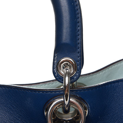 Christian Dior Smooth Calfskin Large Diorissimo Bag Navy Blue 17 of 25