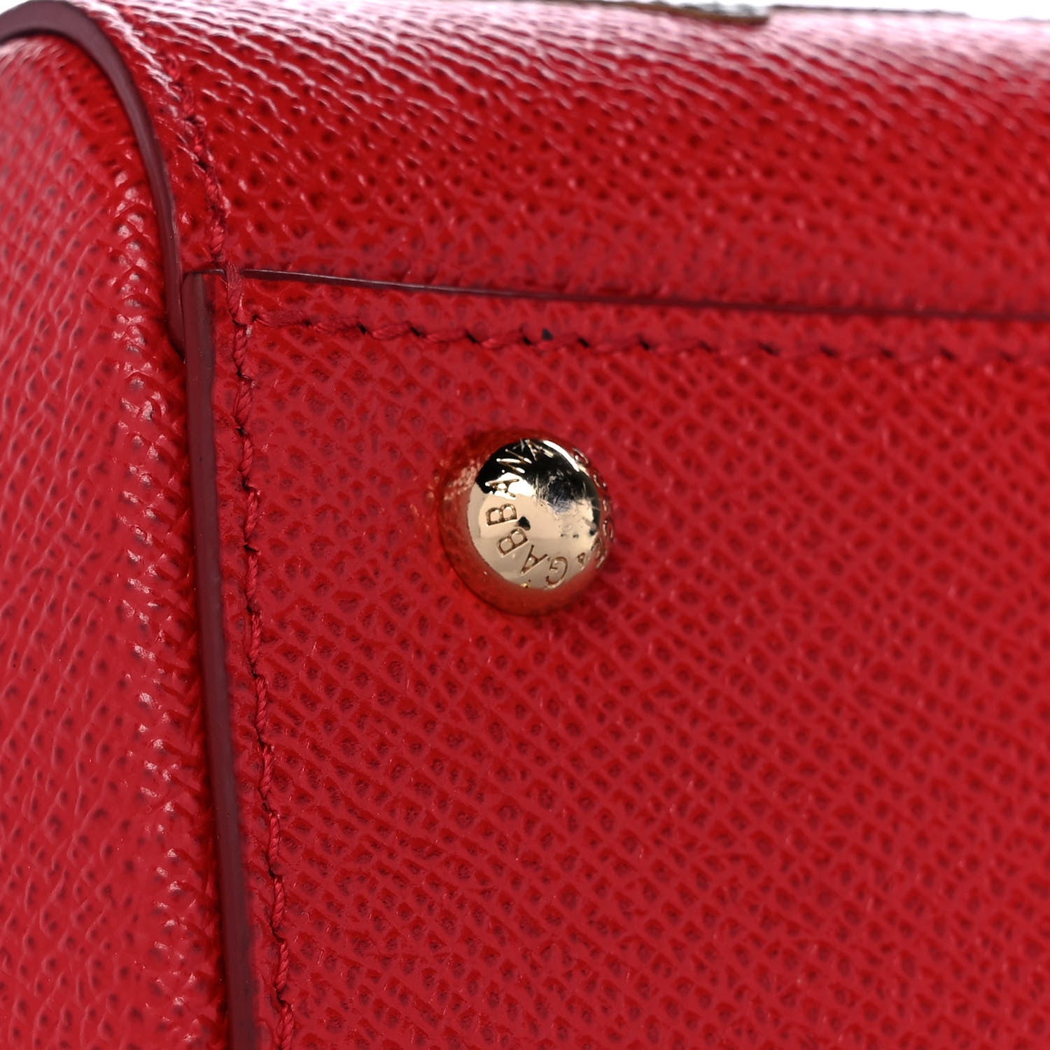 Dolce & Gabbana Dauphine Studded Medium DG Family Patch Miss Sicily Satchel Red 15 of 18