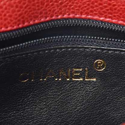 Chanel Caviar Quilted Flap Waist Belt Bag 75 30 Red 6 of 12