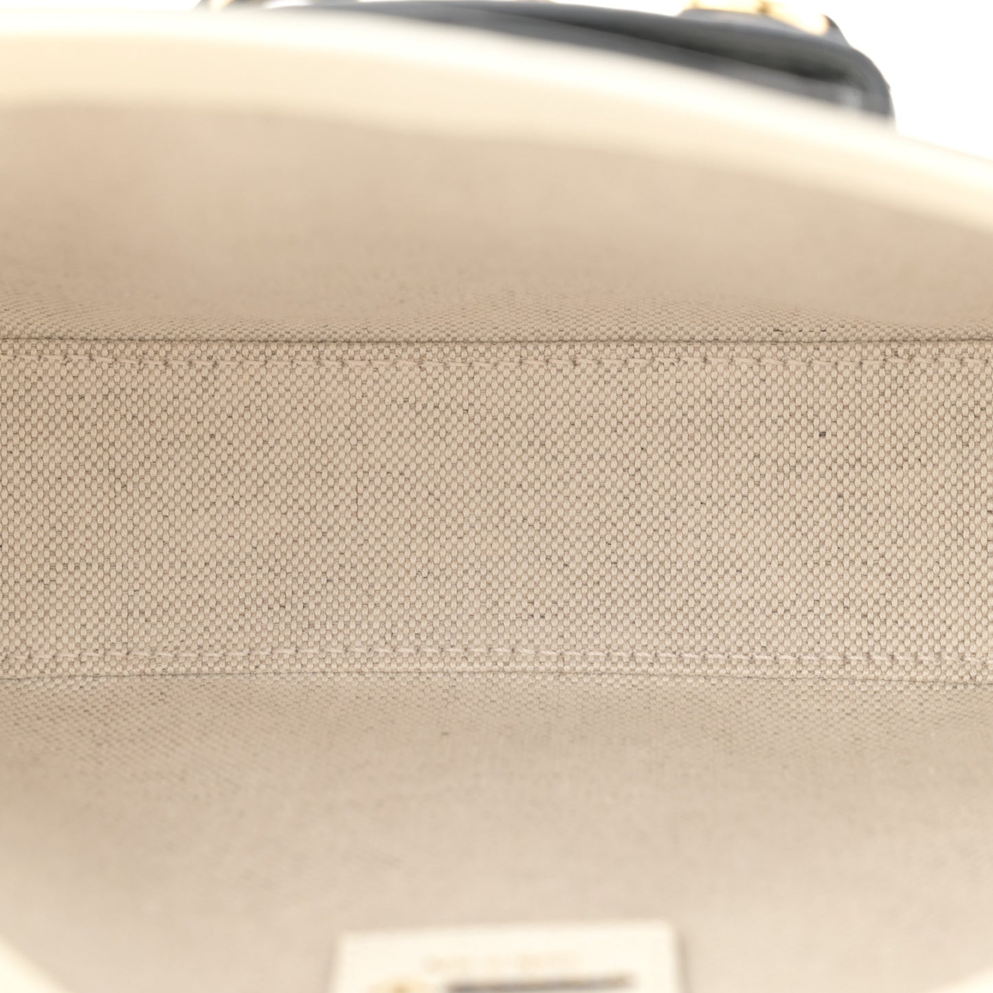 X ADIDAS Textured Dollar Calfskin Web Trefoil Mini Horsebit 1955 Shoulder Bag Off White Black