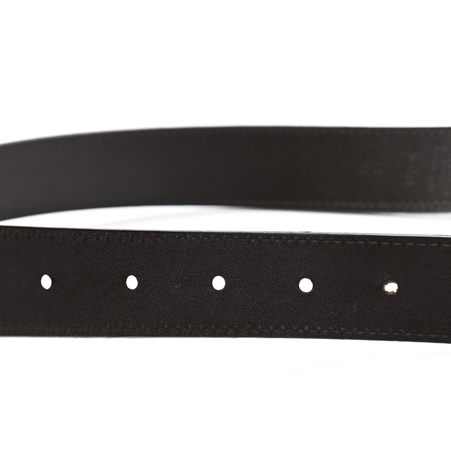 Calfskin 30mm Reversible Belt 95 38 Black Dark Brown