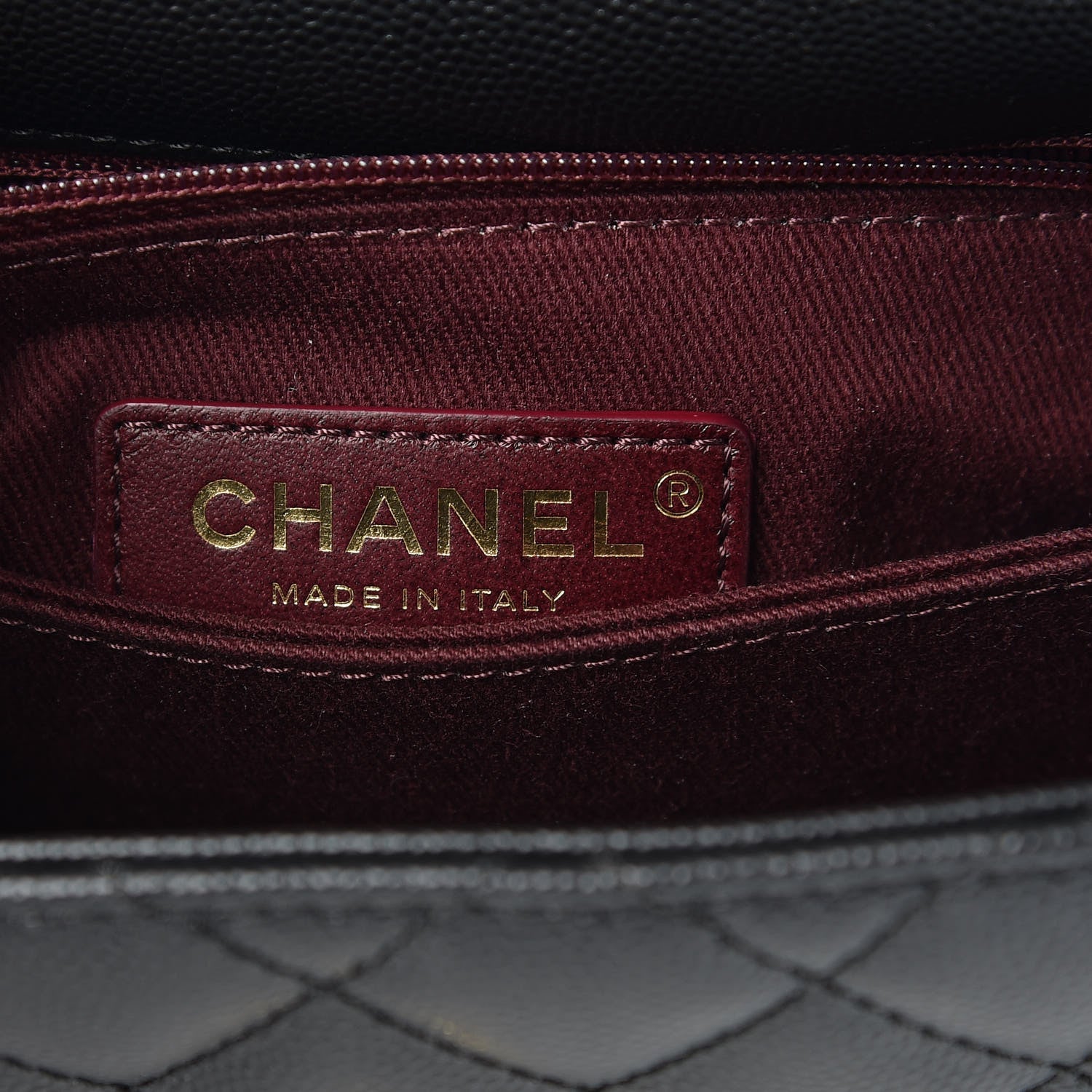 Chanel Caviar Quilted Mini Coco Handle Flap Black 8 of 10