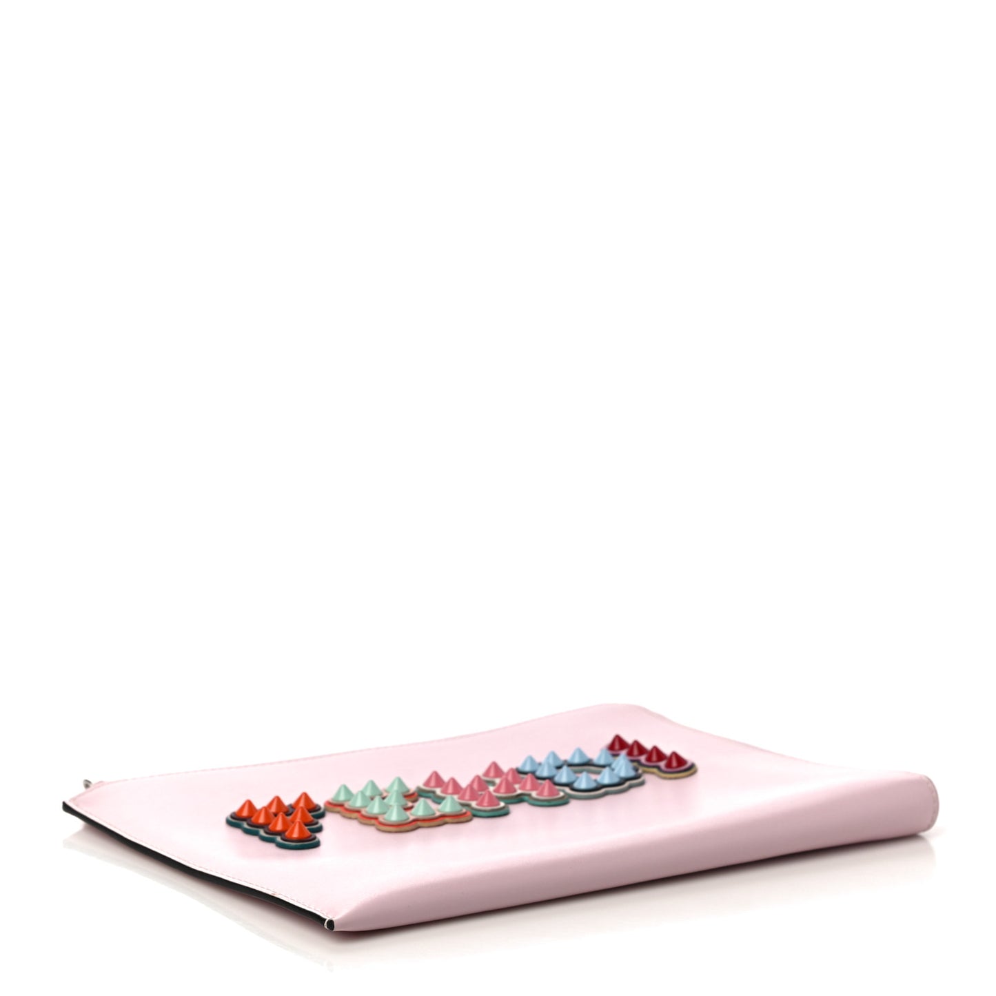 Vitello Liberty Fun Fair Studded Zip Around Pouch Peonia Multicolor