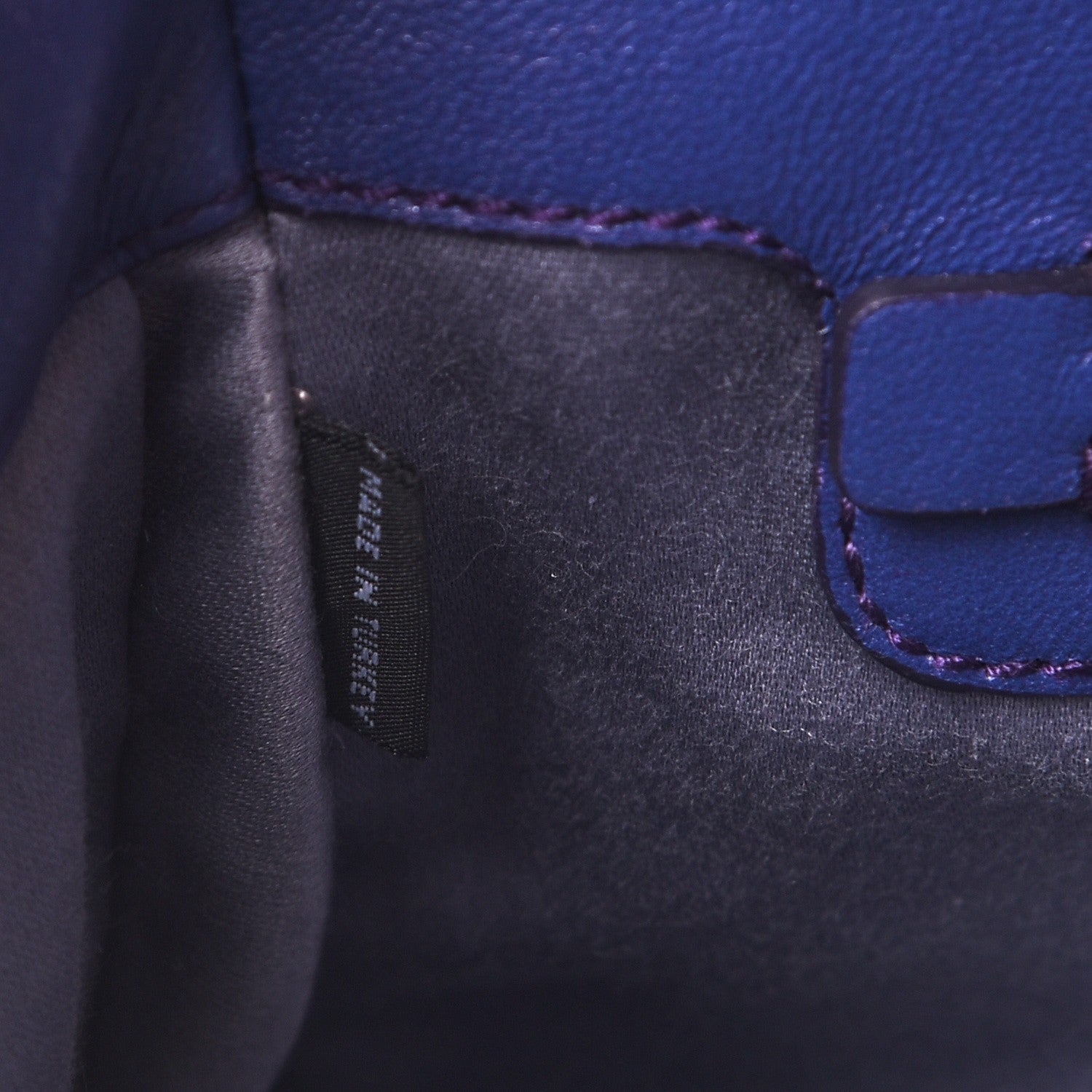 Miu Miu Nappa Matelasse Crystal Flap Clutch Dark Blue 7 of 9