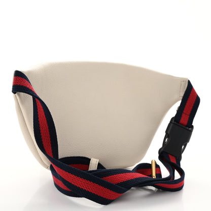 Gucci Grained Calfskin Small Logo Belt Bag White 3 of 10
