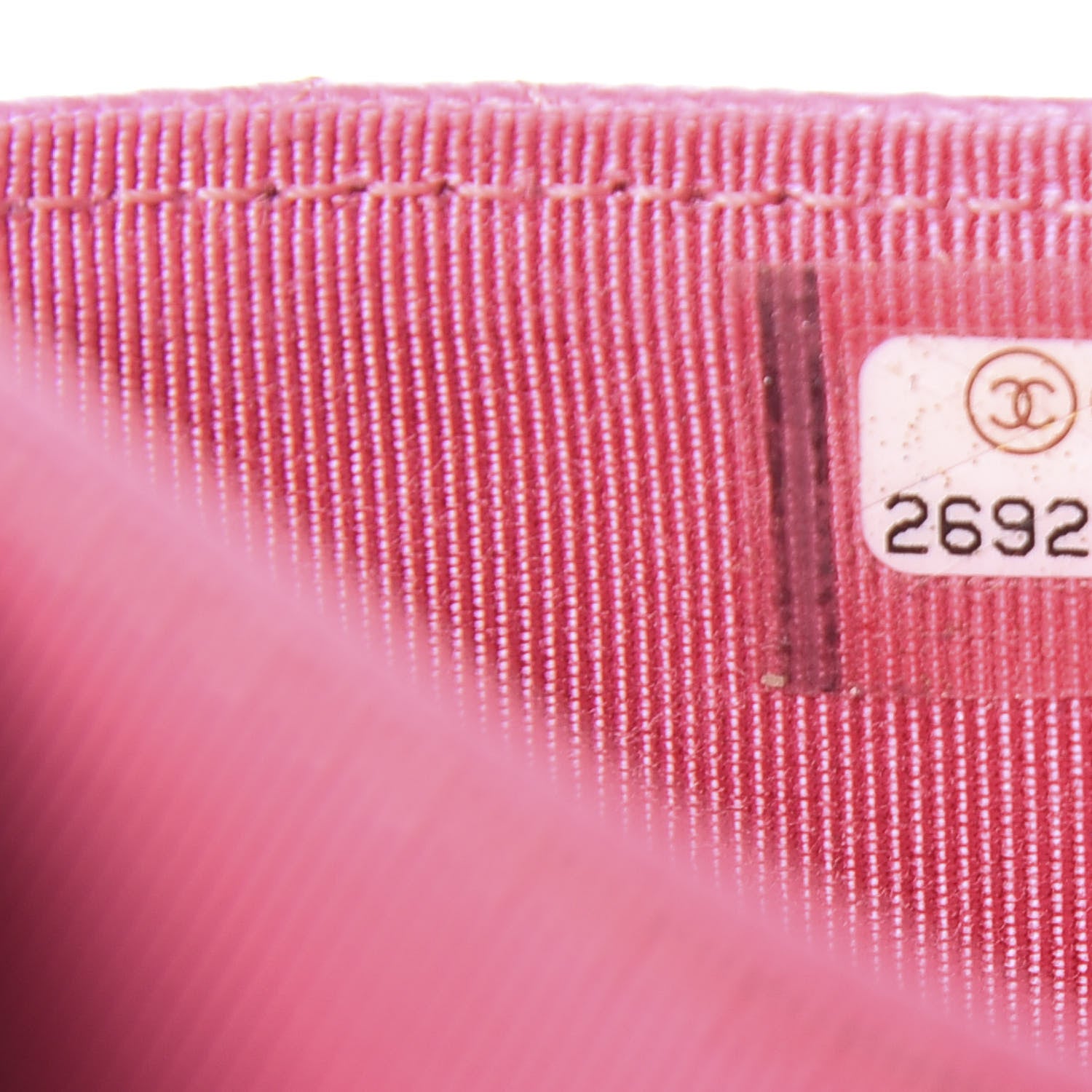 Chanel Caviar Quilted Card Flap Holder Pink 8 of 14