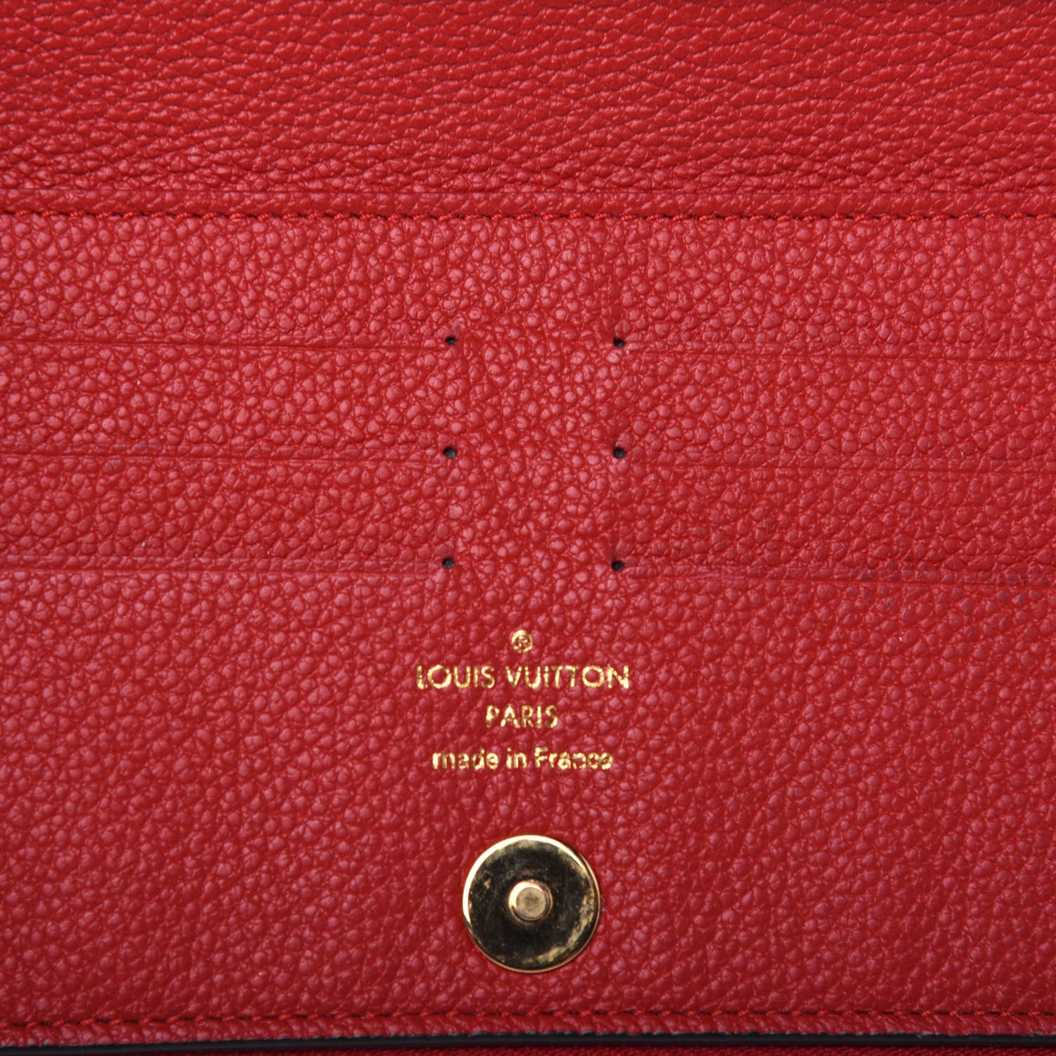 Louis Vuitton Empreinte Adele Wallet Cherry 6 of 22