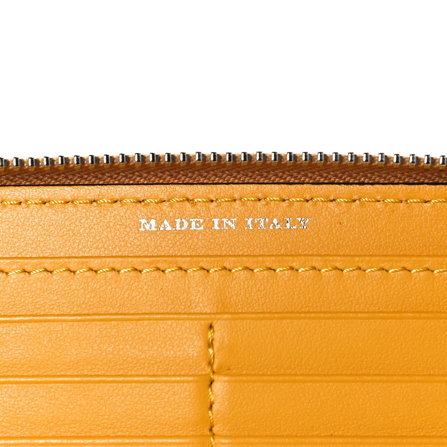 Burberry Vintage Check Graffiti Print Zip Around Wallet Yellow 7 of 9