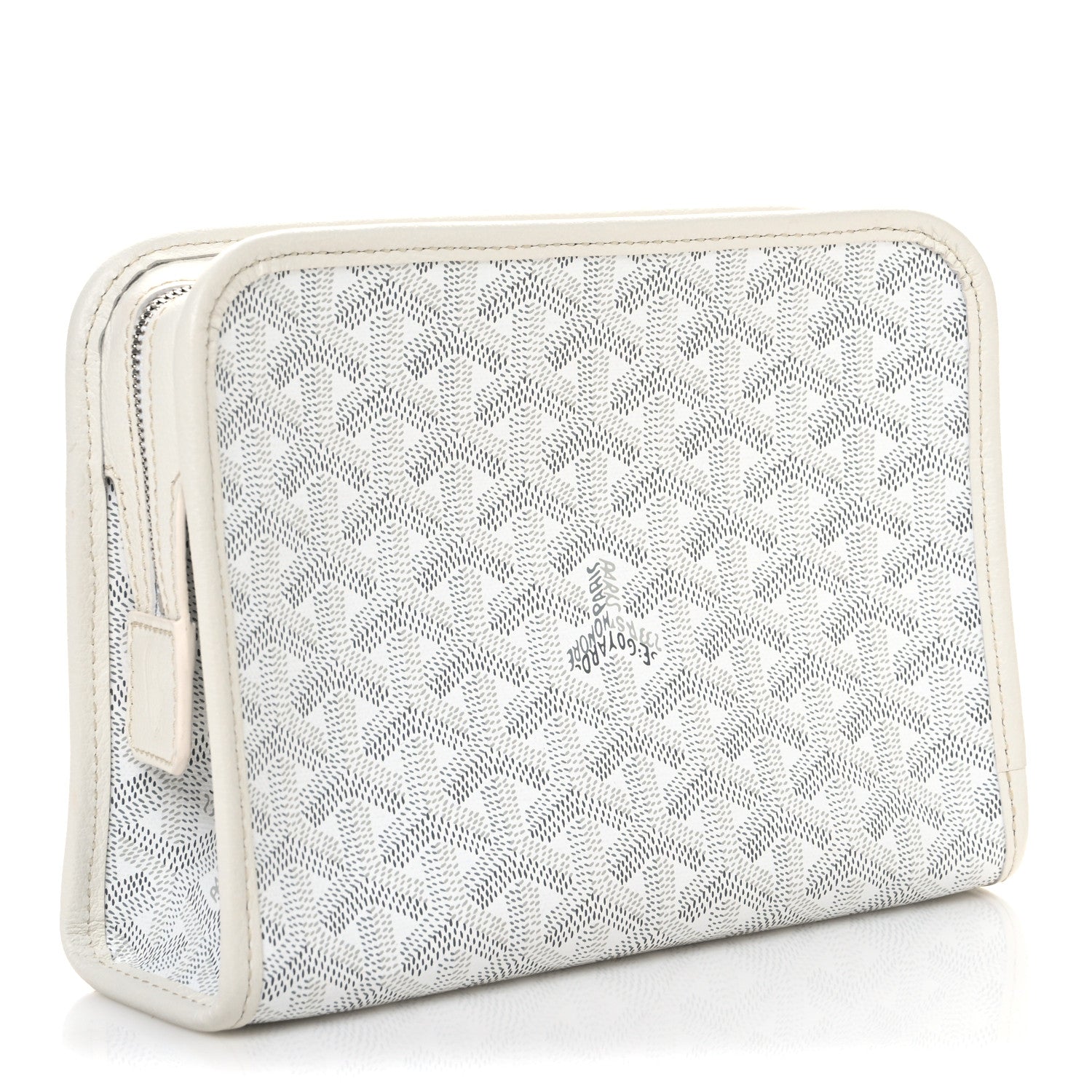 Goyard Goyardine Jouvence Toiletry Pouch White 3 of 8