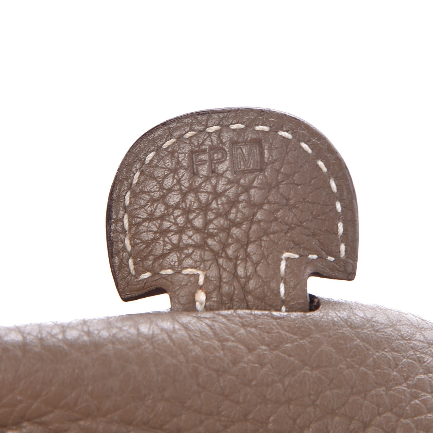 Hermes Taurillon Clemence Evelyne III PM Etoupe 7 of 7