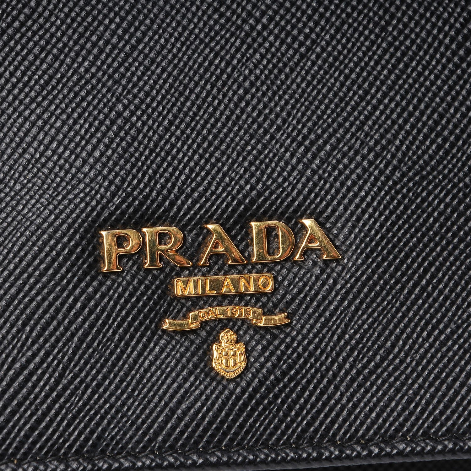 Prada Saffiano Metal Wristlet Black 6 of 9