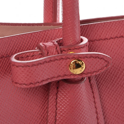 Prada Saffiano Cuir Medium Double Bag Tamaris Pesca 7 of 13