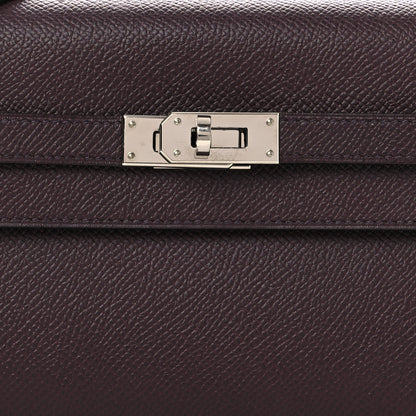 Hermes Epsom Kelly Wallet To Go Rouge Sellier 8 of 11
