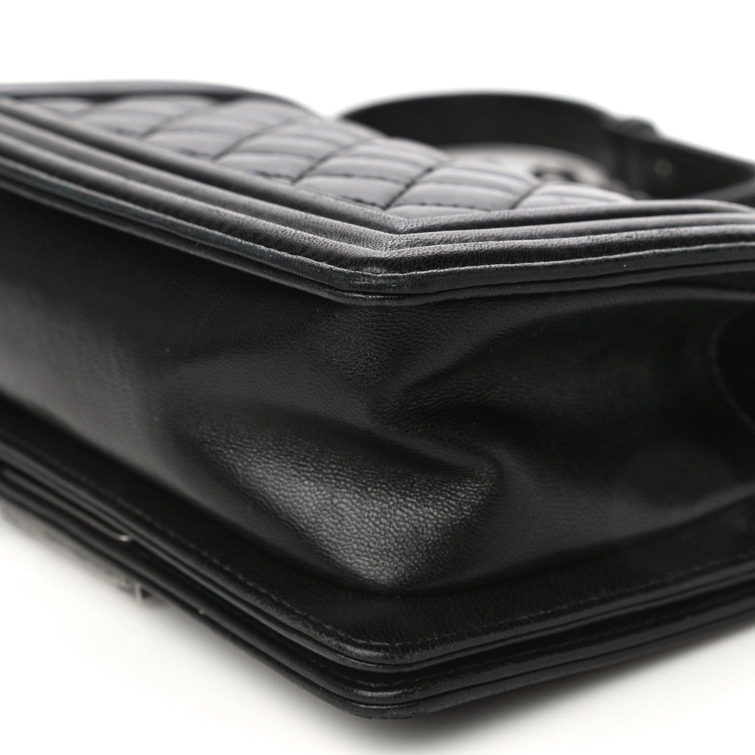 Chanel Lambskin Quilted Small Boy Flap Black 11 of 25