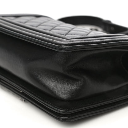 Chanel Lambskin Quilted Small Boy Flap Black 11 of 25