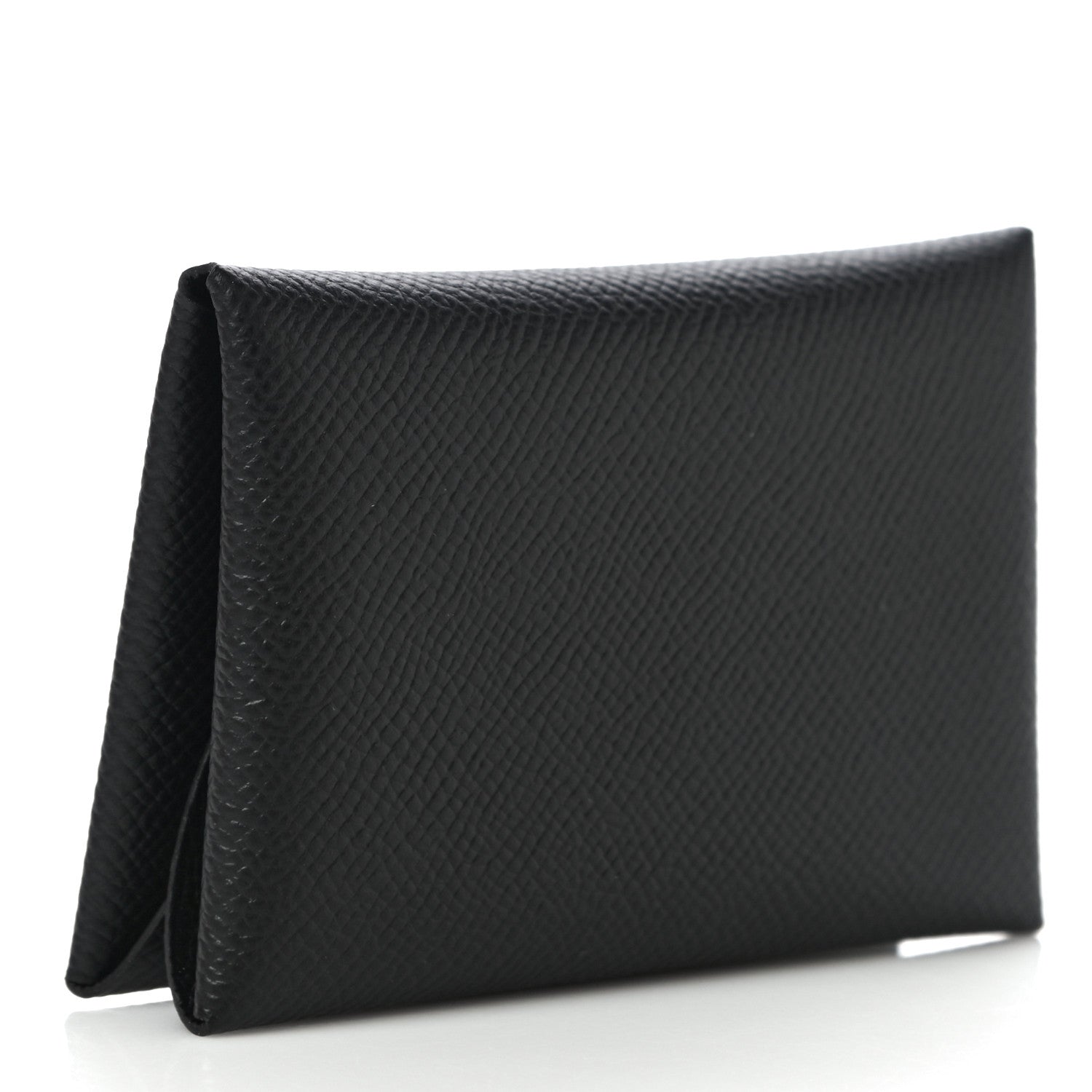 Hermes Epsom Calvi Duo Card Case Black 3 of 10