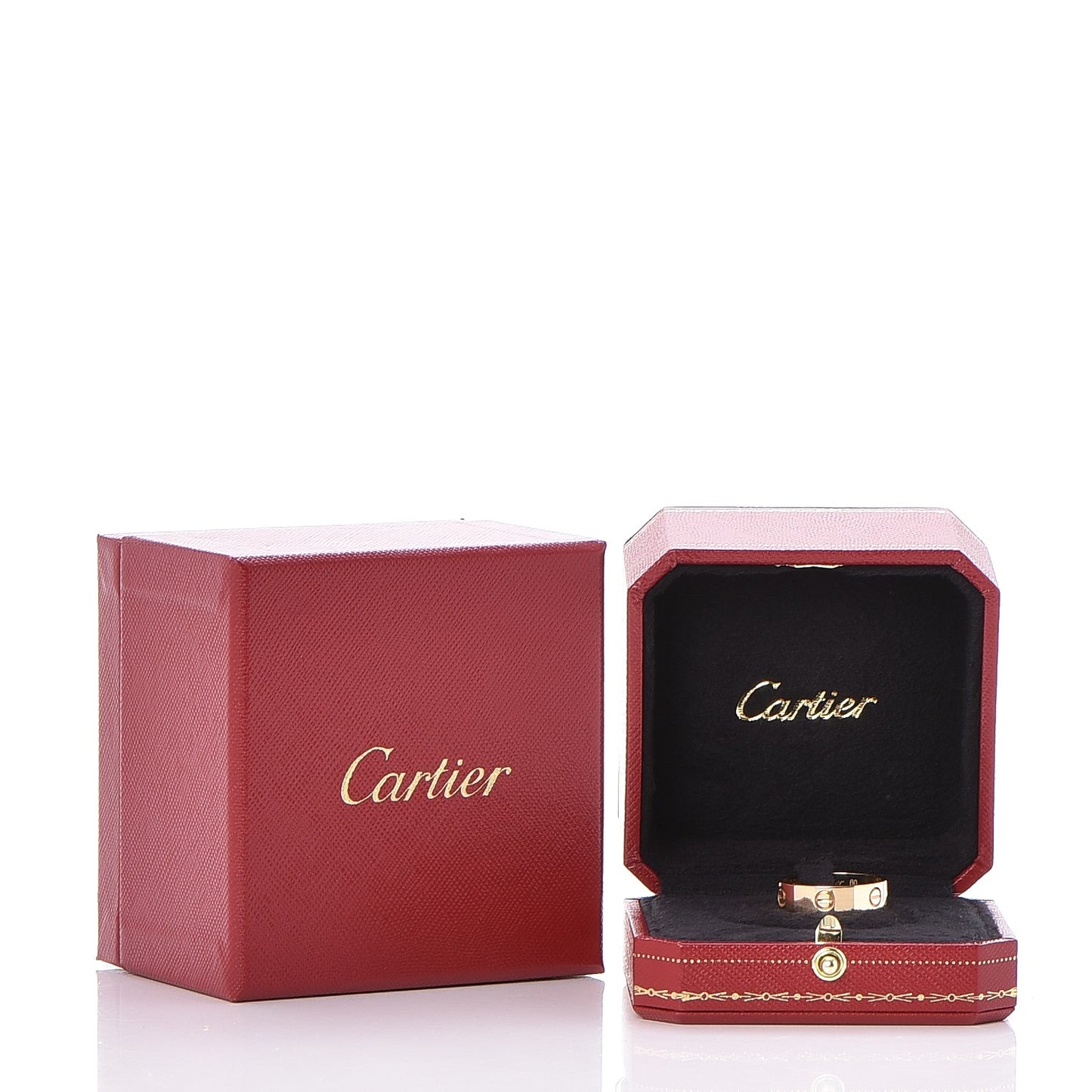 18K Yellow Gold 5.5mm LOVE Ring 60 9.25