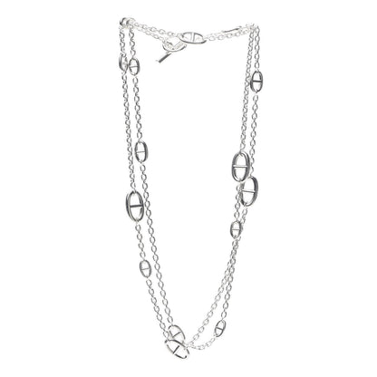 Hermes Sterling Silver Farandole Necklace 120 3 of 5