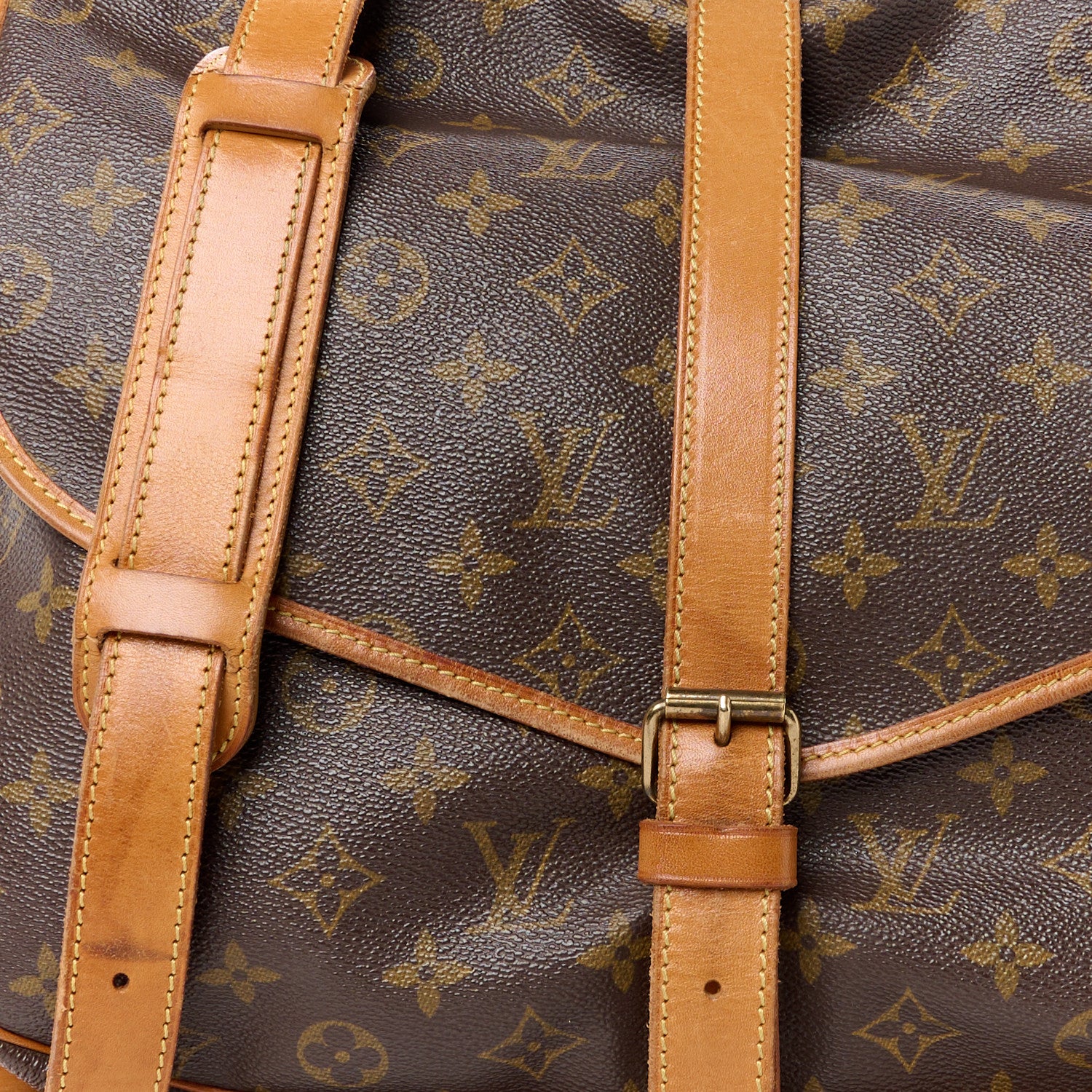 Louis Vuitton Monogram Saumur 35 10 of 15