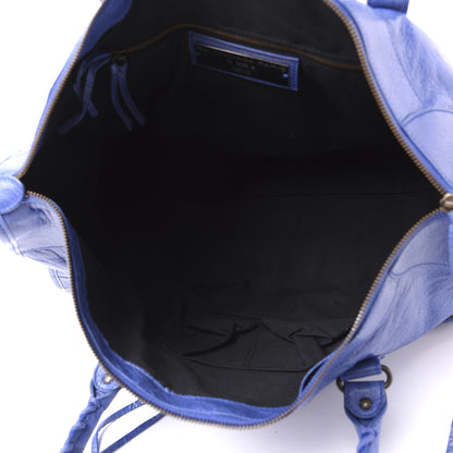 Balenciaga Agneau Classic Hardware Work Bleut Bleu Glacier 4 of 8