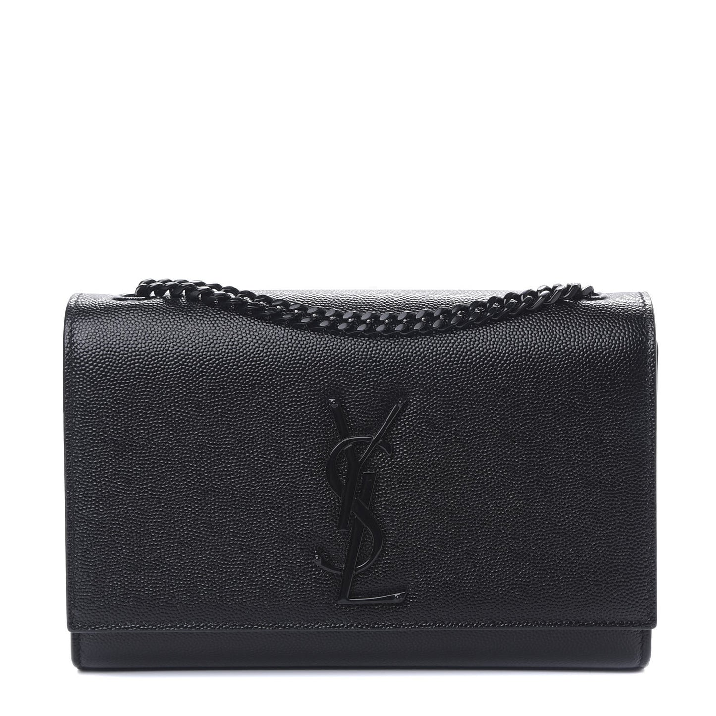 Grain De Poudre Small Monogram Kate Satchel Black