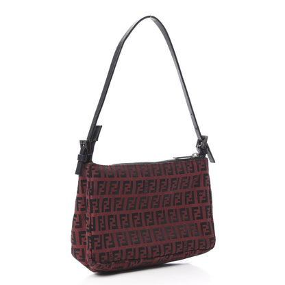 Fendi Zucchino Pochette Black Rosso 3 of 10