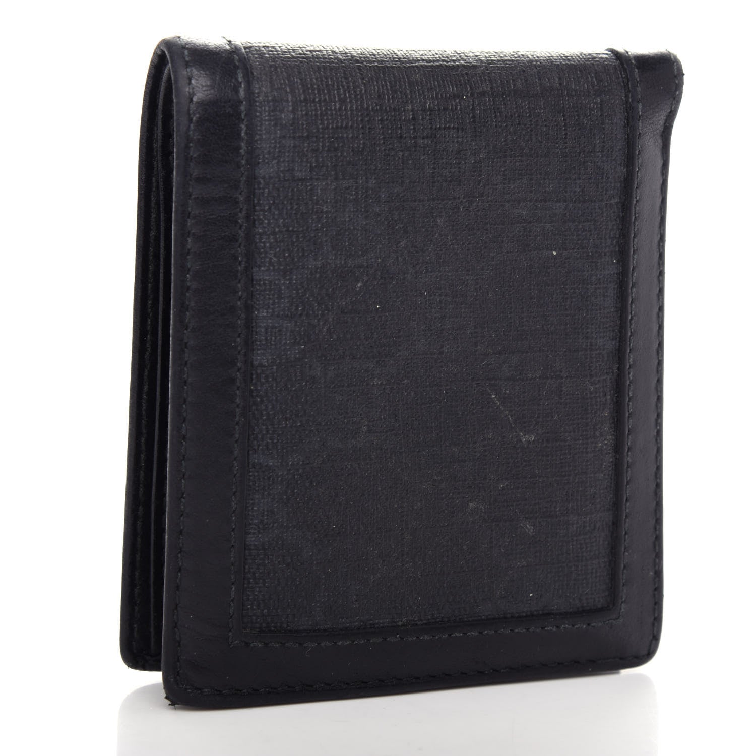 Gucci GG Supreme Monogram Bi-Fold Wallet Black Grey 3 of 8