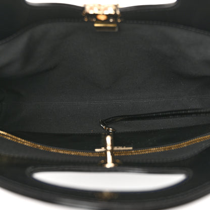 Chanel Shiny Lambskin Quilted 31 Shopping Bag Black 5 of 10