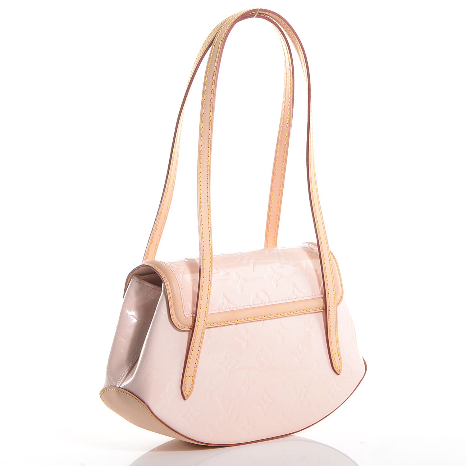 Louis Vuitton Vernis Biscayne Bay PM Marshmallow 4 of 8