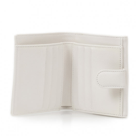 Chanel Caviar French Wallet White 9 of 11