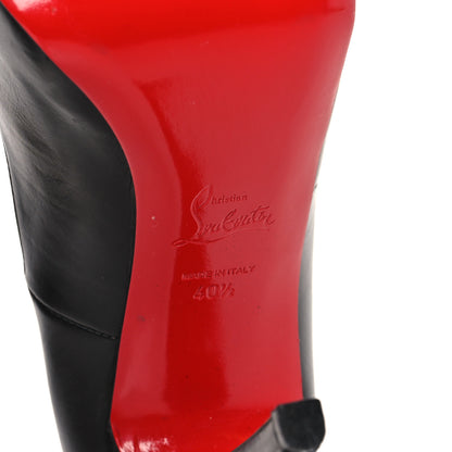 Christian Louboutin Calfskin Rolando Zip 120 Pumps 40.5 Black 7 of 8