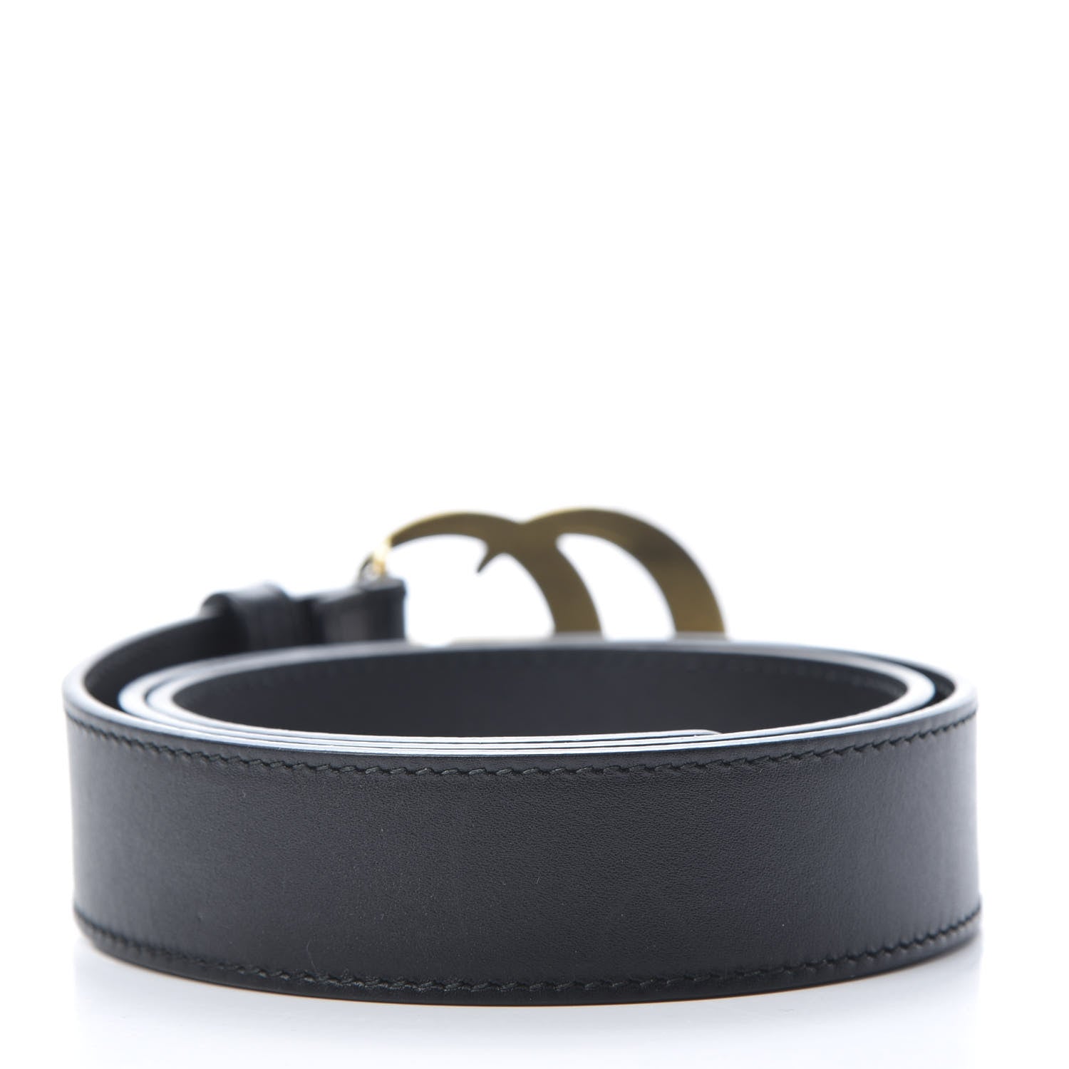 Gucci Calfskin Double G 30mm Belt 75 30 Black 2 of 5